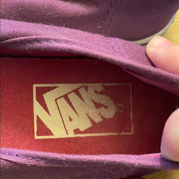 Purple Vans sz 5.5 - Picture 2 of 6